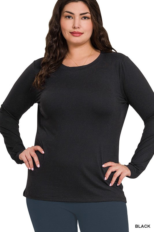 Long Sleeve Round Neck Tee