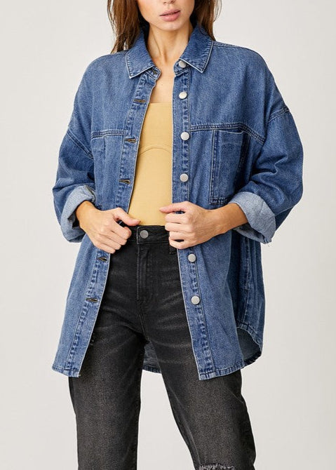 Cool Mom Shacket