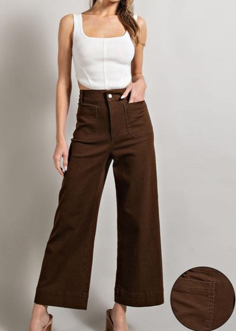 Soft Washed Wide Leg Pants