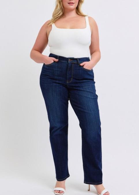 HW Straight Leg Jeans