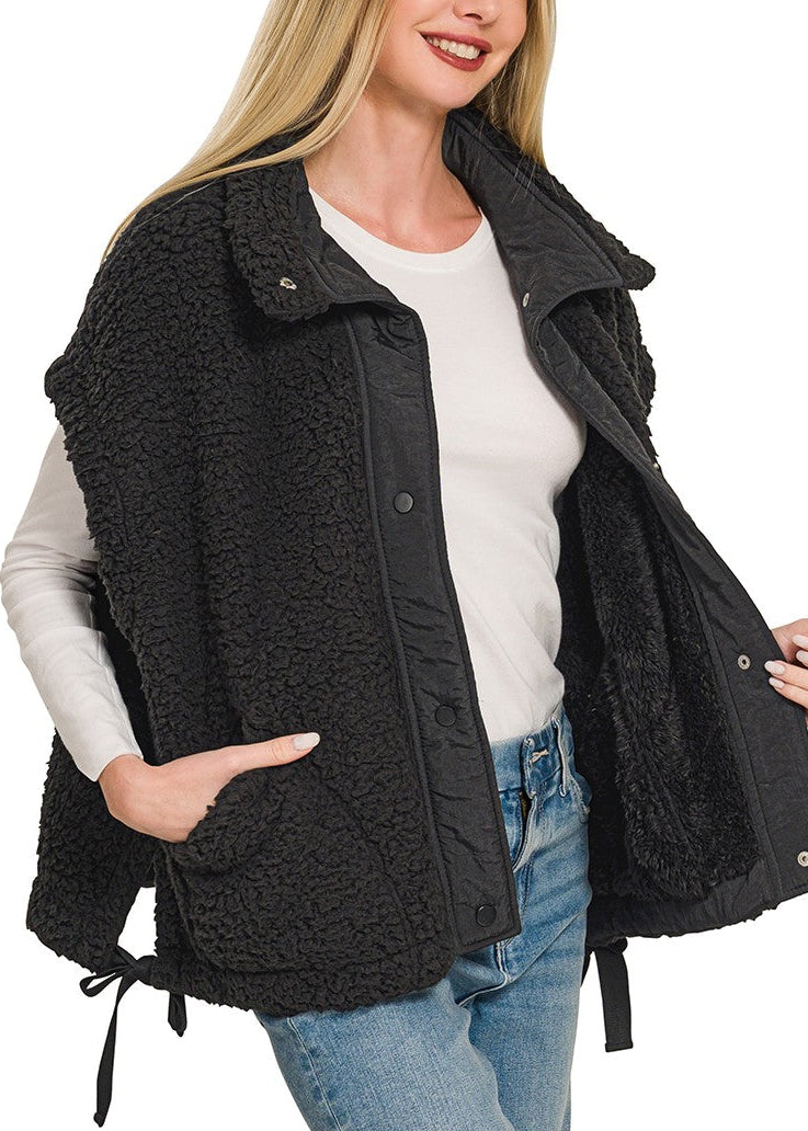 Oversized Faux Fur Vest