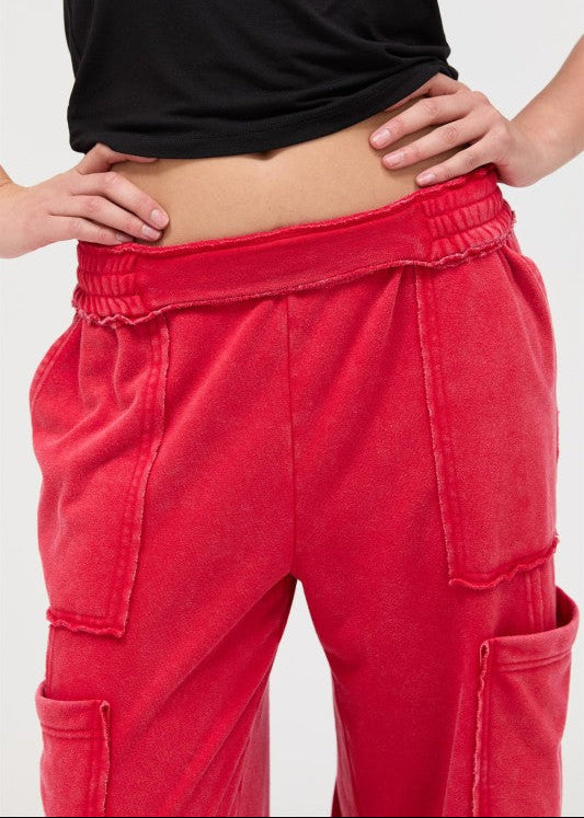 Mineral Wash Cargo Pants