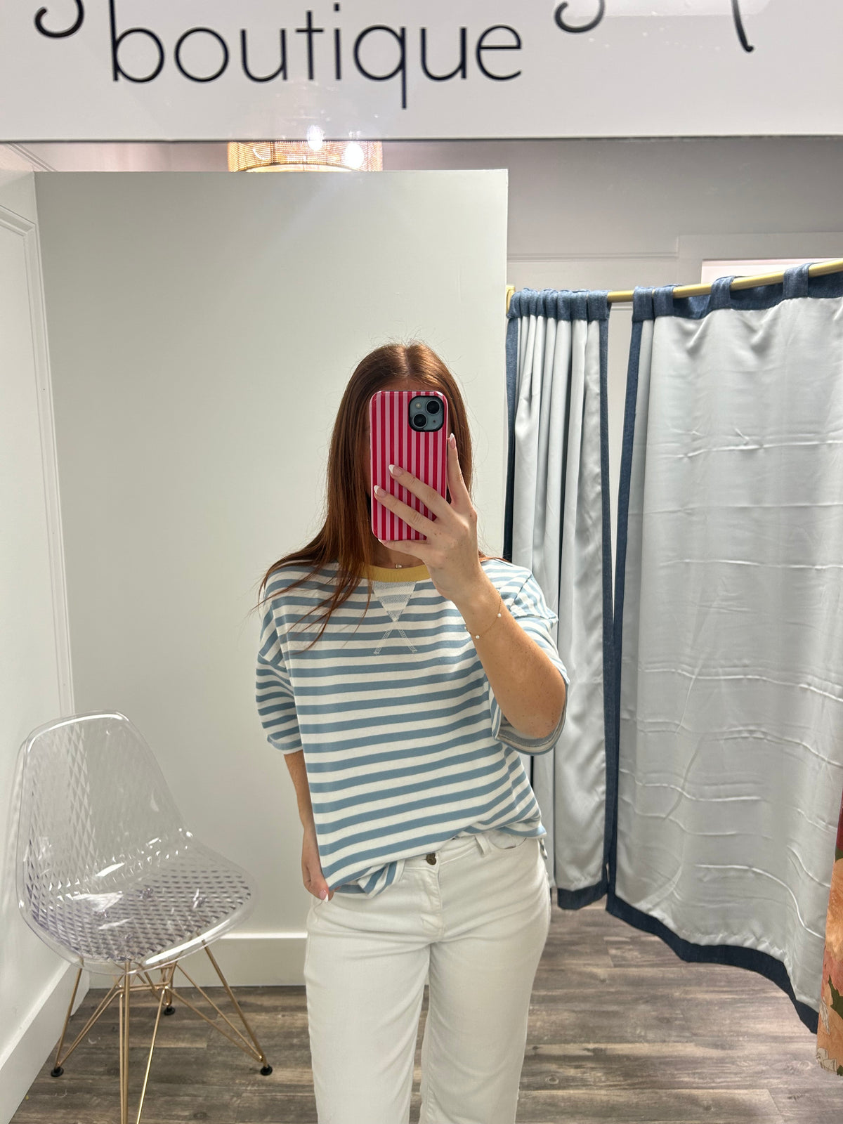 Stripe Colorblock T-shirt