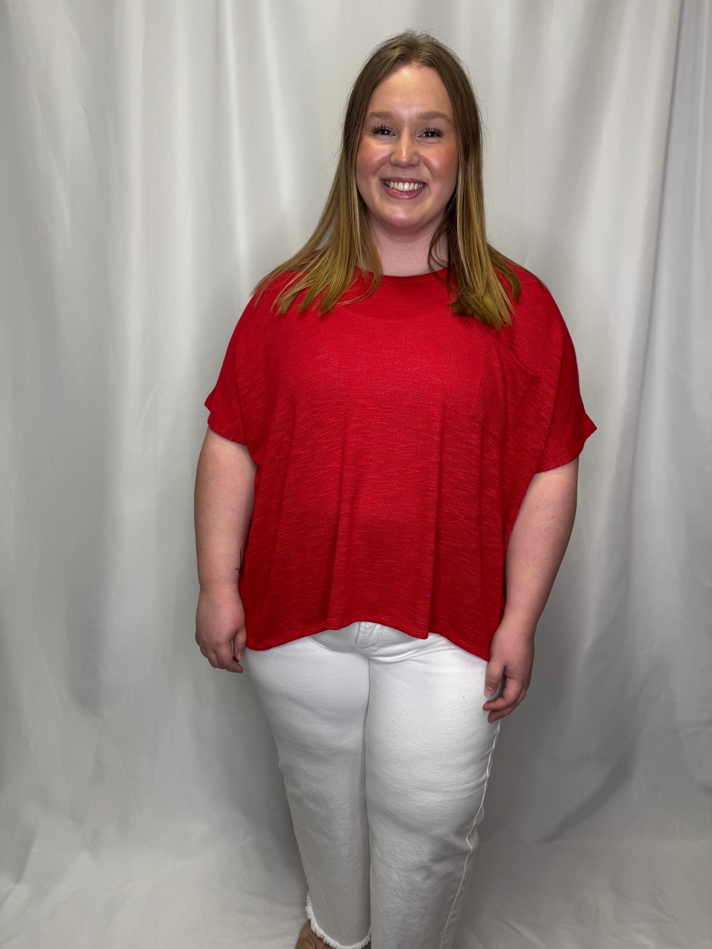 Oversized Hacci Top