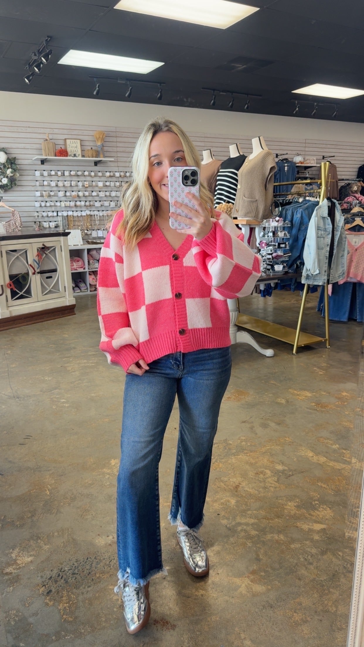 Checkered Sweater