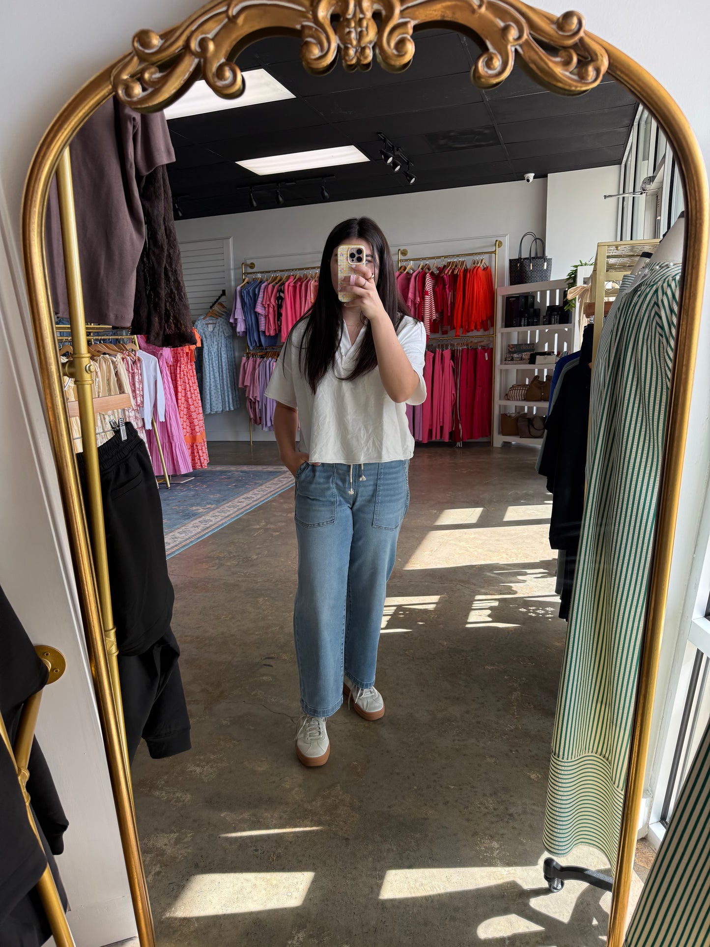 EB Slouchy Crop Baggy Jean