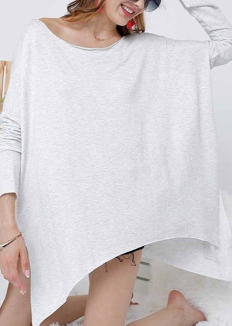 Boat Neck Flare Tunic Top