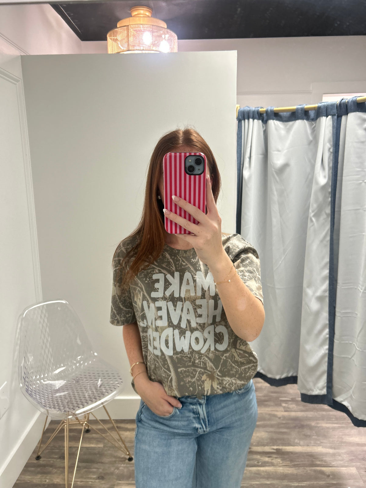Make Heaven Crowded Camo Tee