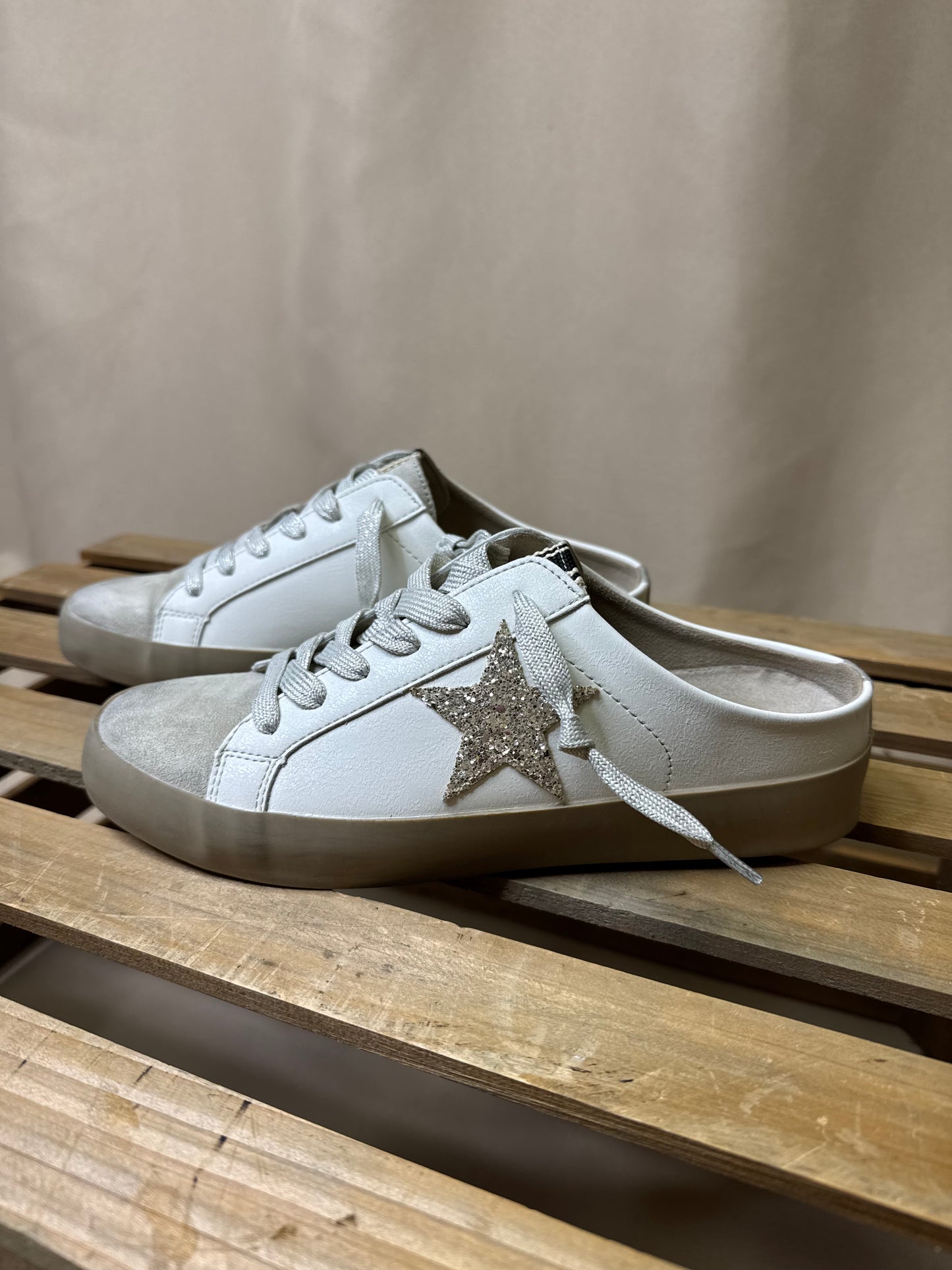 Polka Champagne Glitter