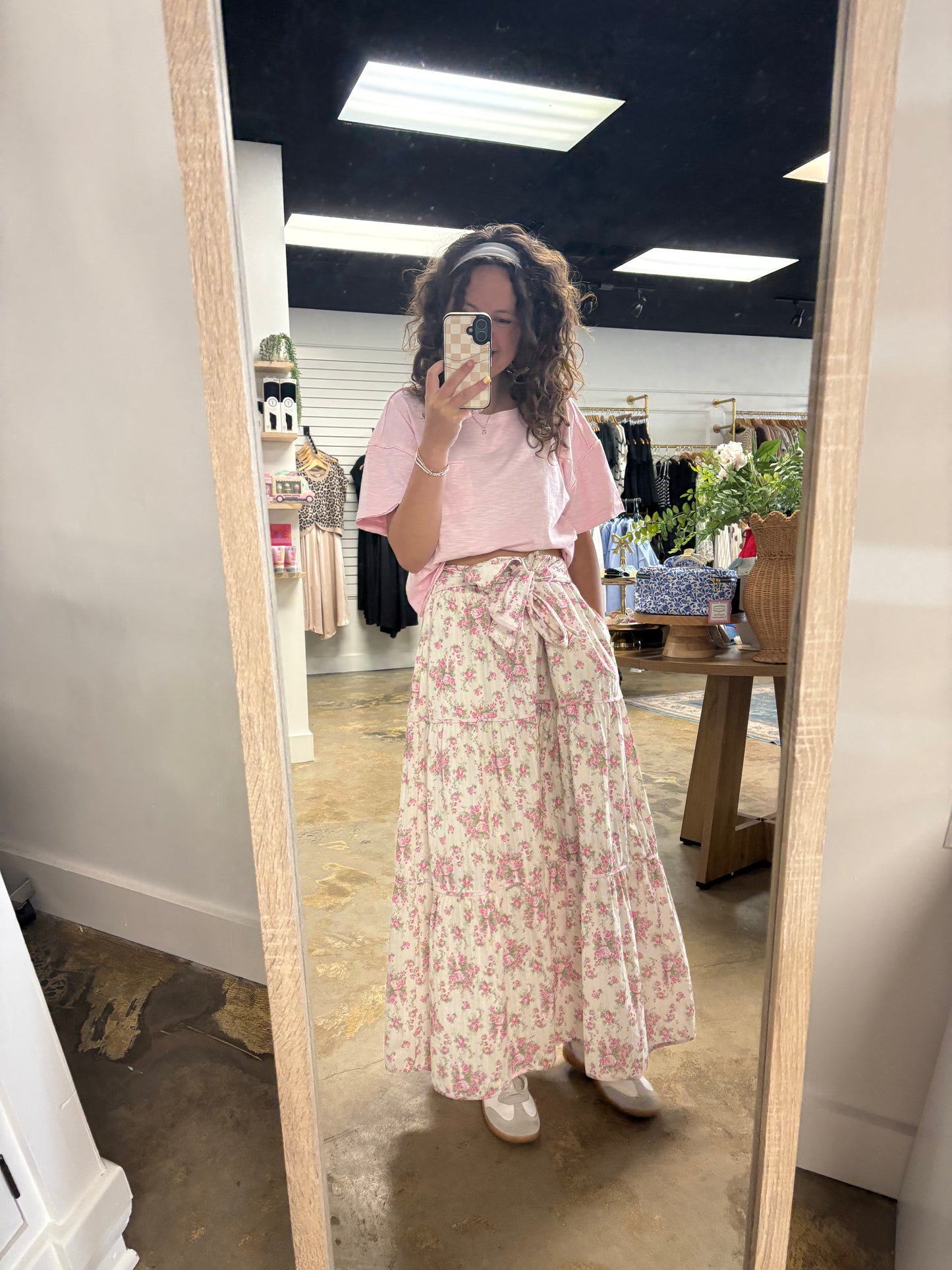 Ditsy Flower Maxi Skirt