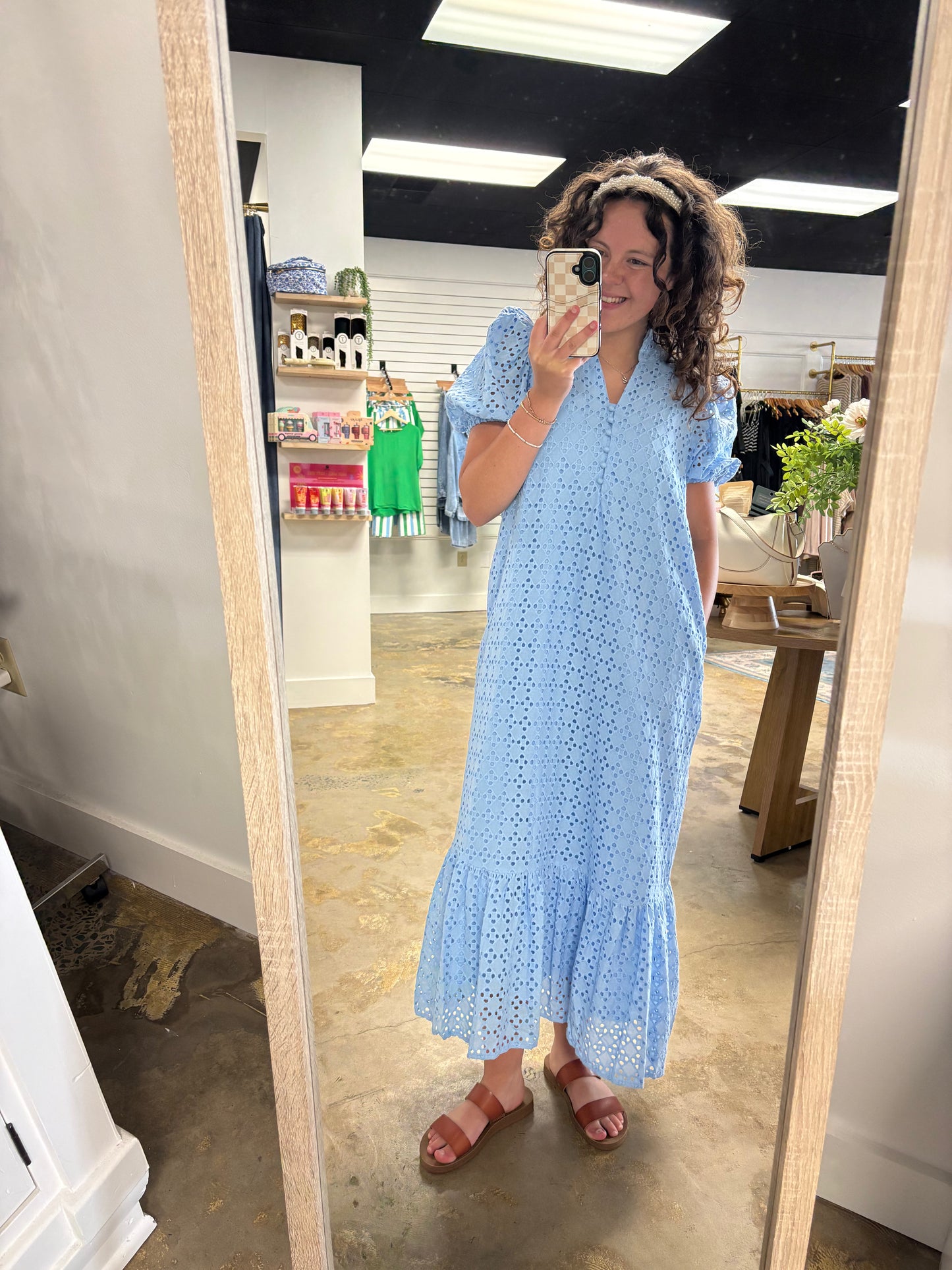 Summer In Eyelet Dress