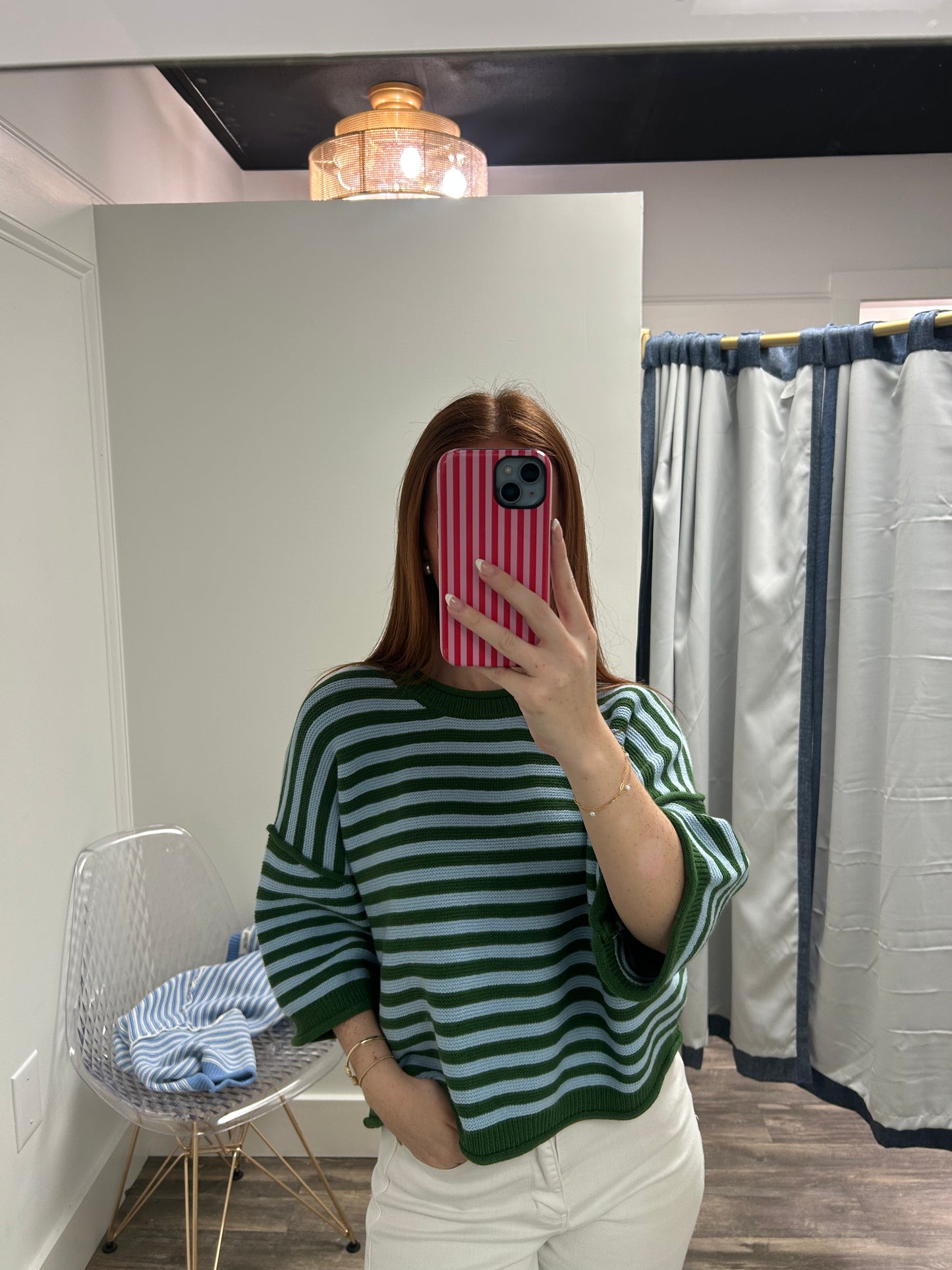 Seaside Stitch Sweater Top