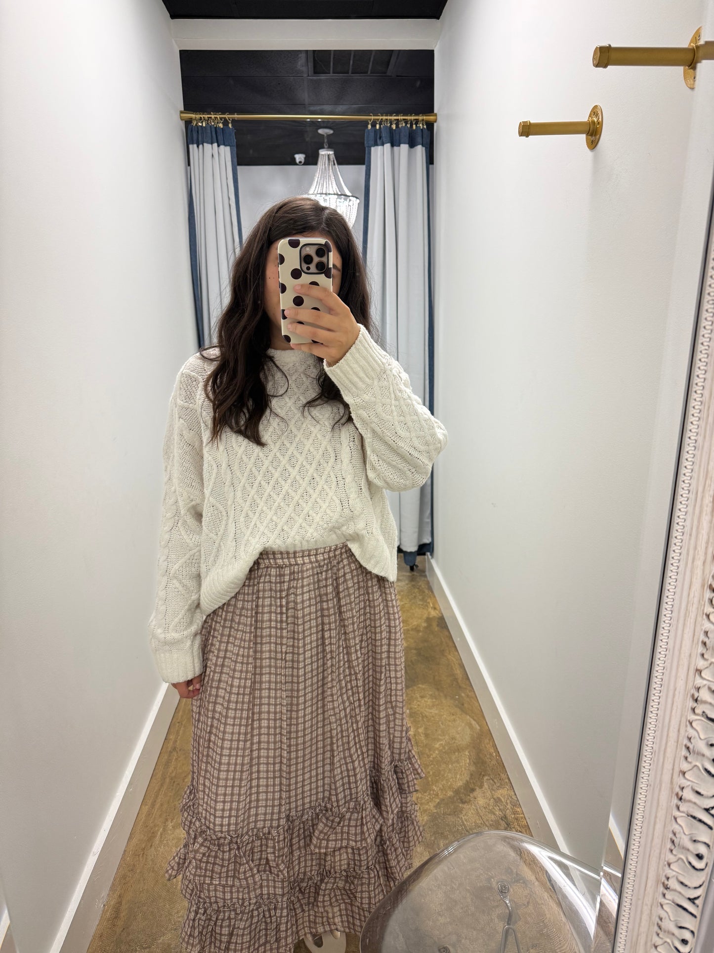 Ruffled Tiered Hem Skirt