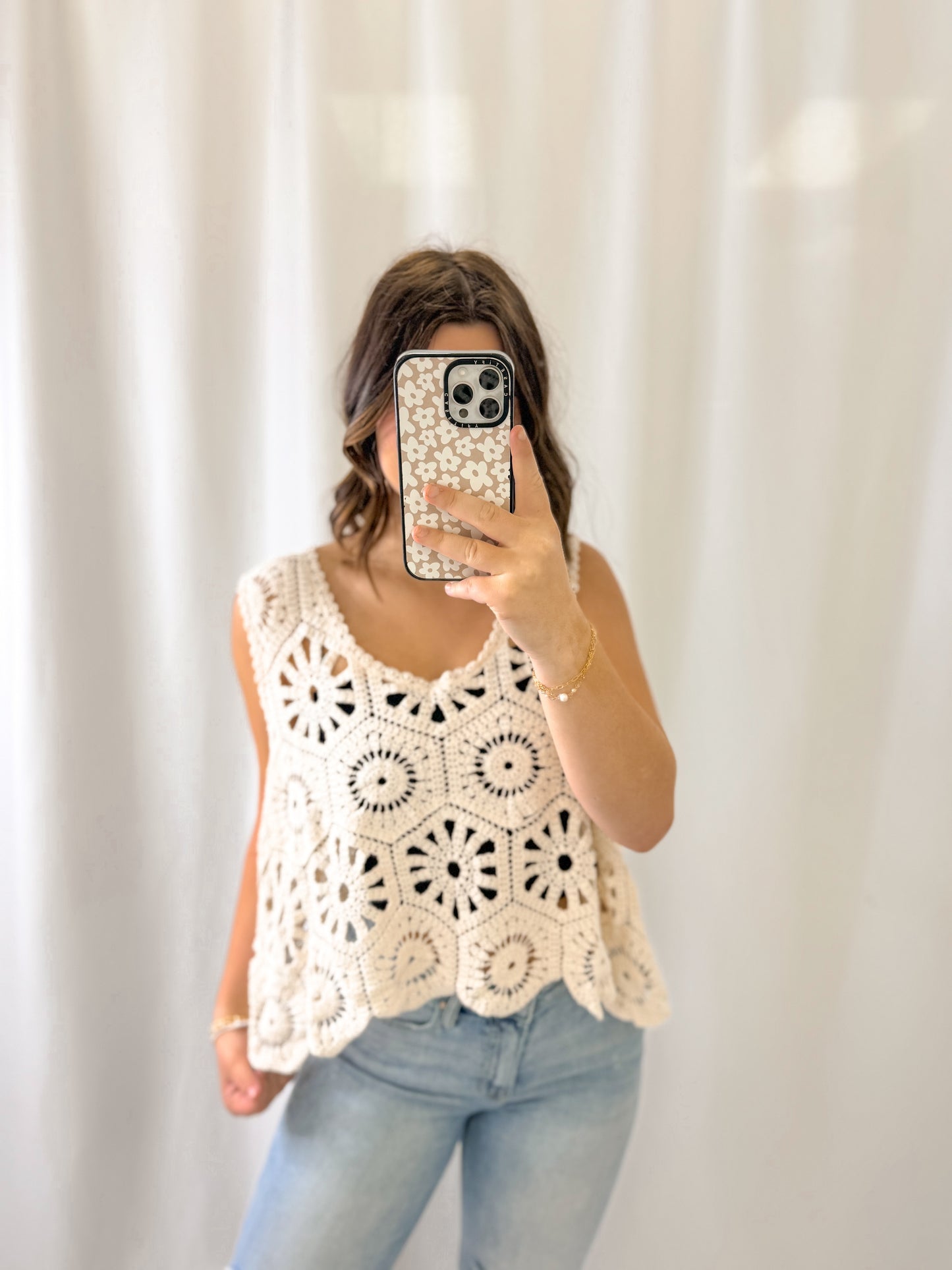 Casual Crochet Tank Top