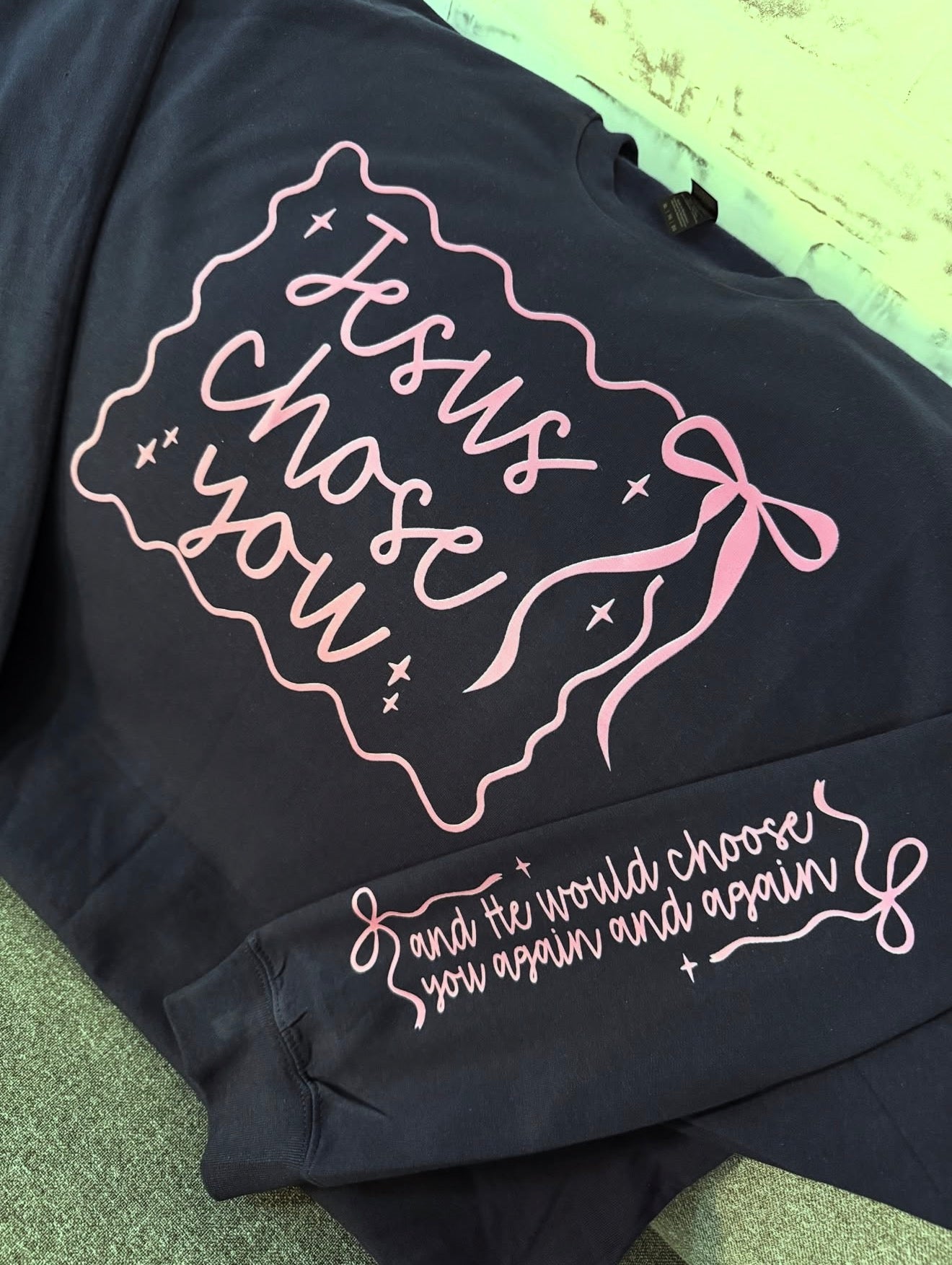 He Chose You Crewneck