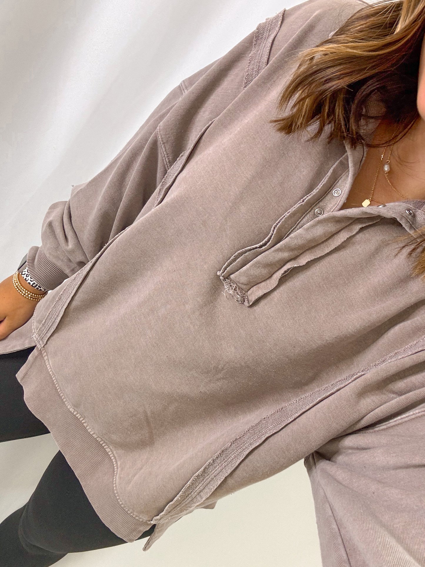 Mineral Washed Terry Sweatshirt