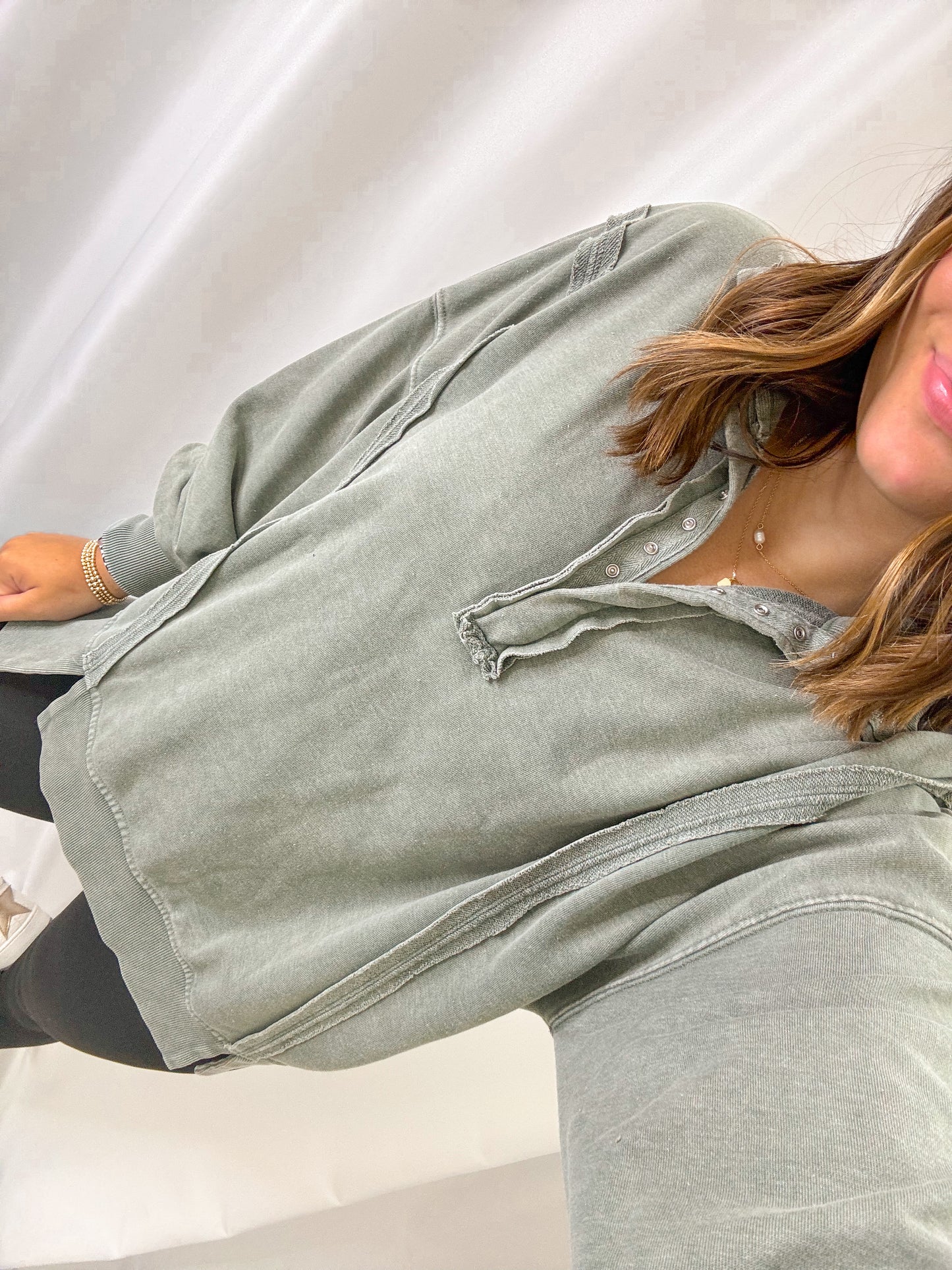Mineral Washed Terry Sweatshirt