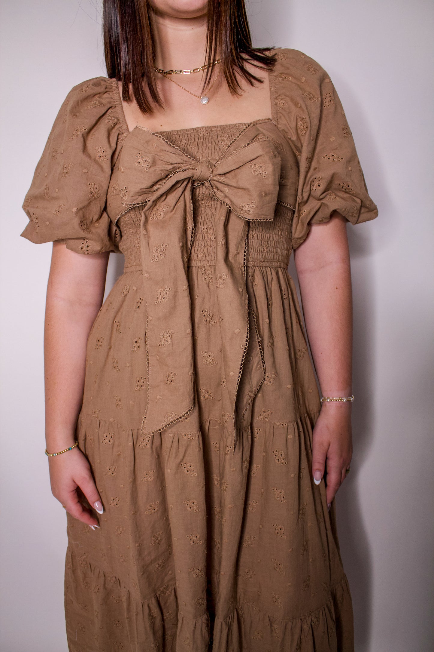 Timeless Romance Eyelet Midi Dress