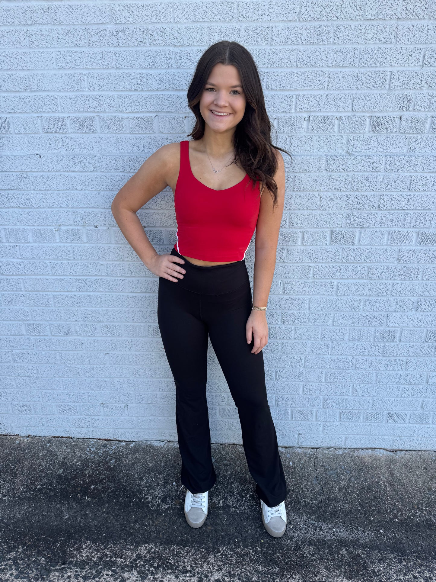 V Neck Yoga Top