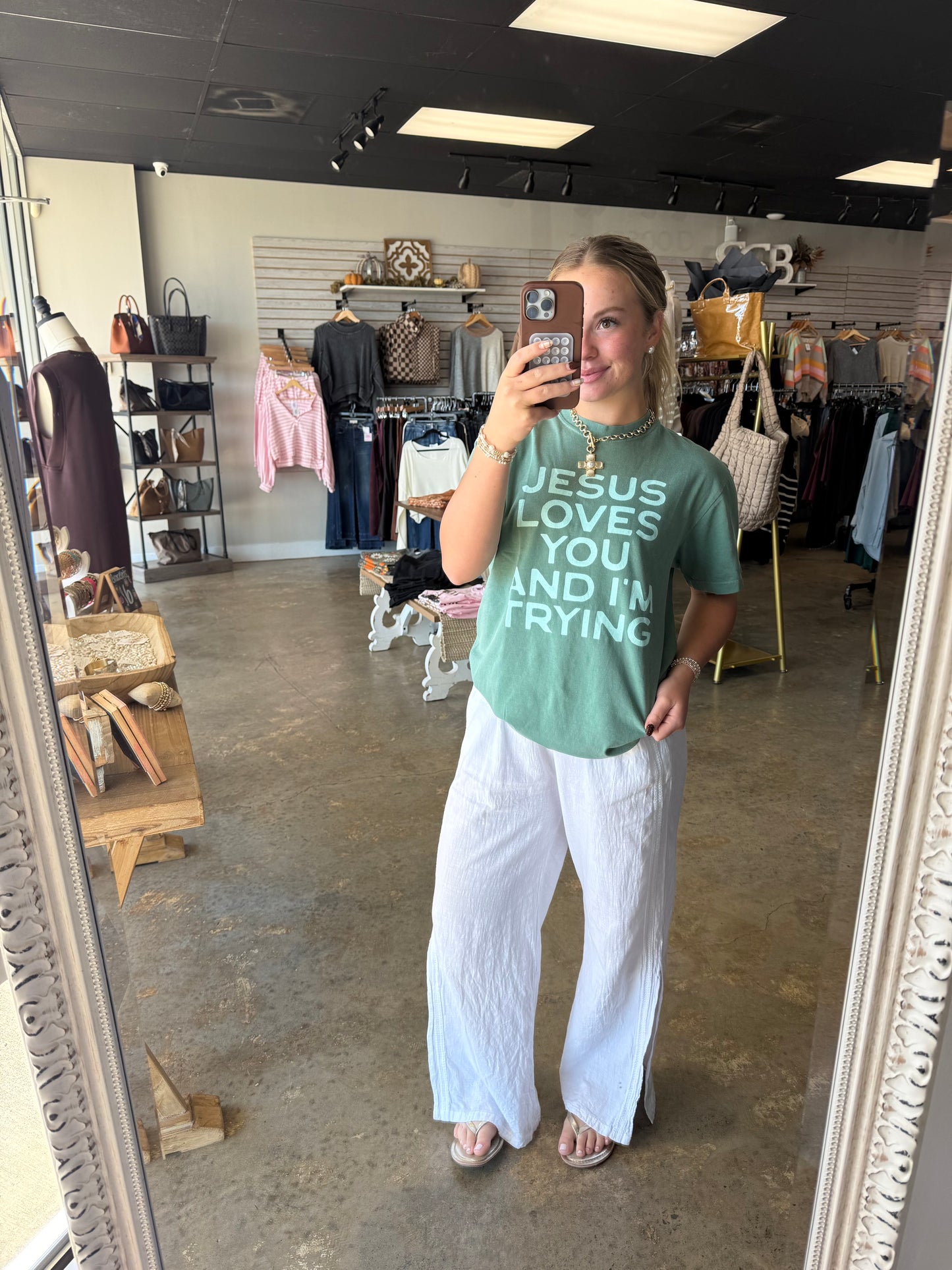 Jesus Loves You & Im Trying Tee