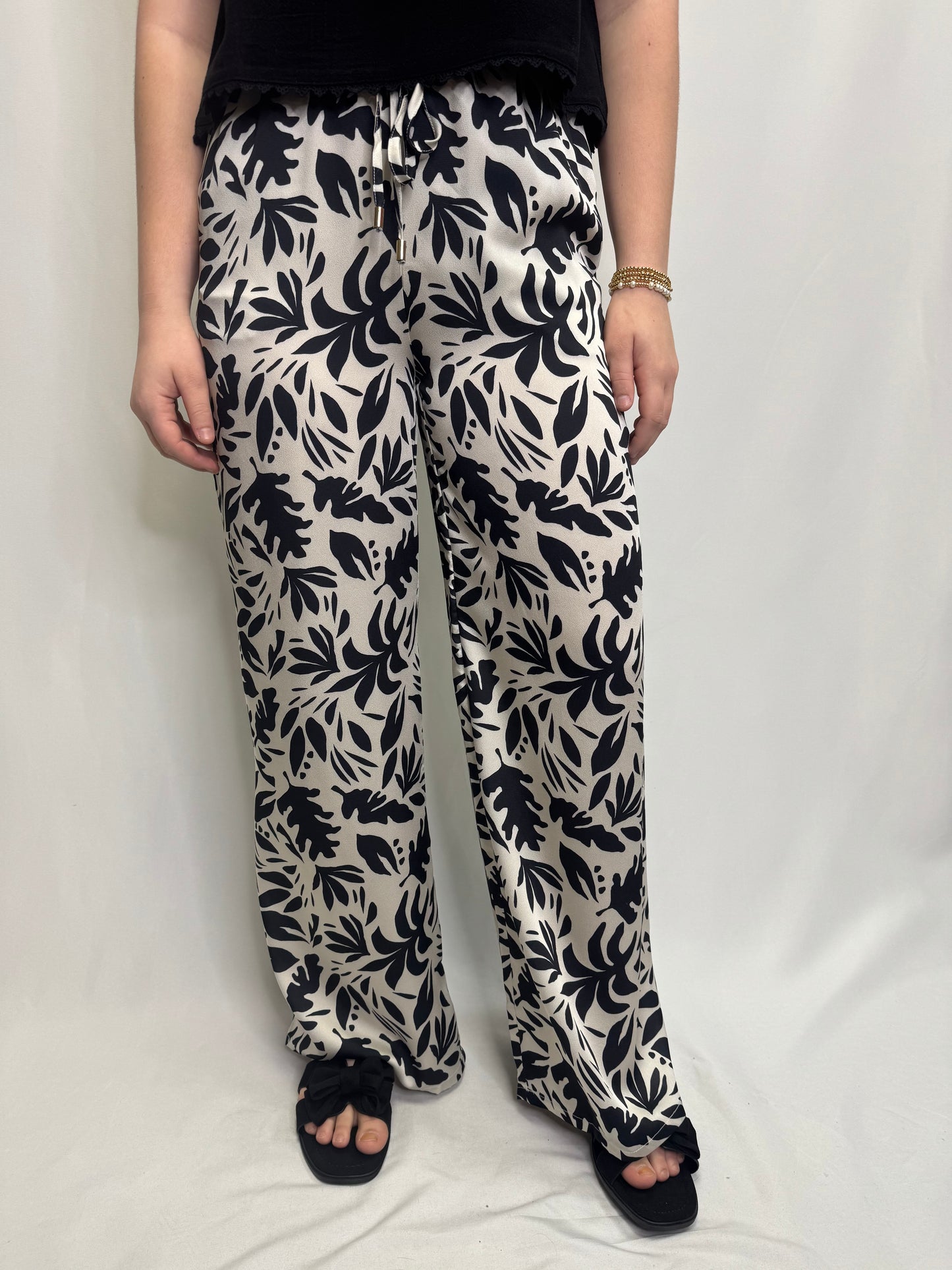 Palms Satin HW Pants
