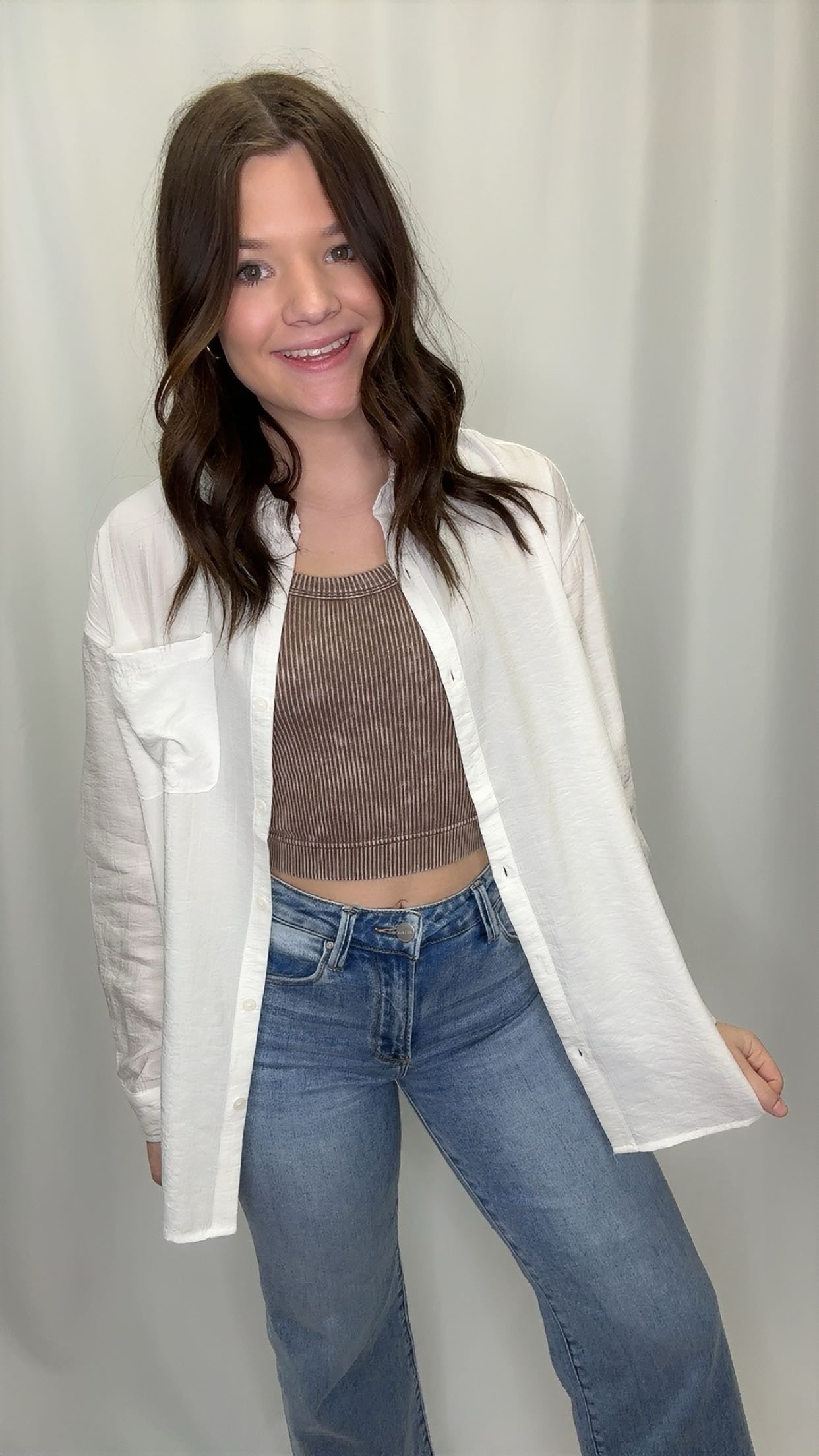 Texture & Bows Top