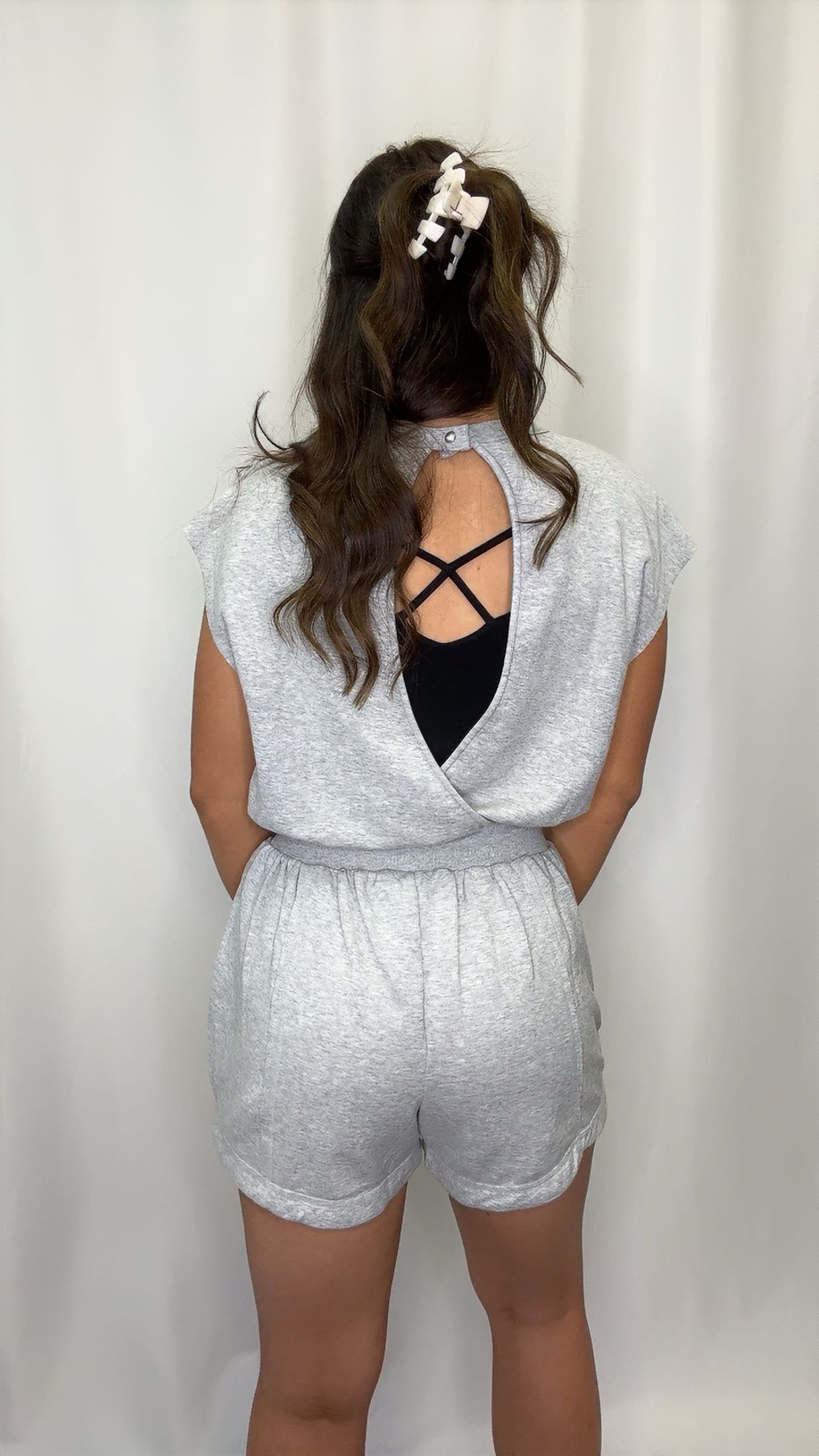 Washed Knit Romper