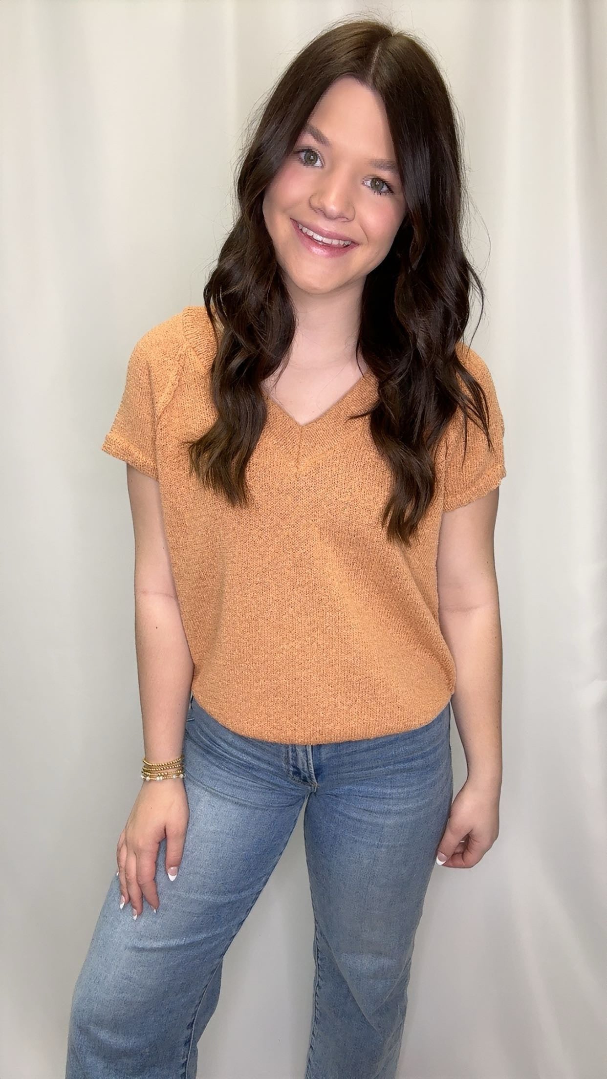 V-neck Sweater Top
