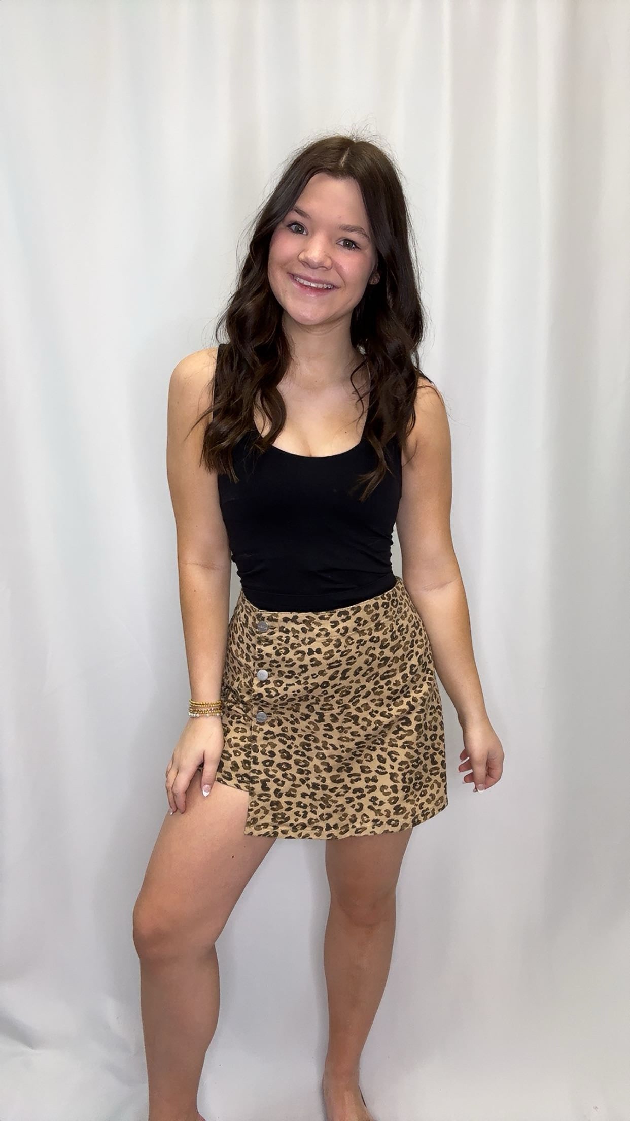 HR Button Down Skort