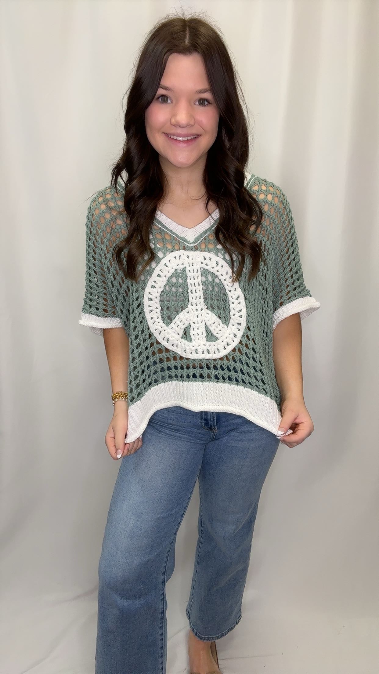Colorful Peaceful Sweater