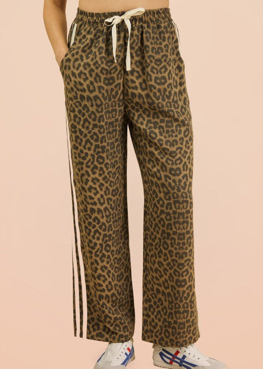 Leopard Tape Pants
