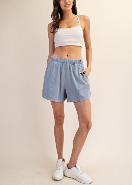 Mineral Washed Shorts