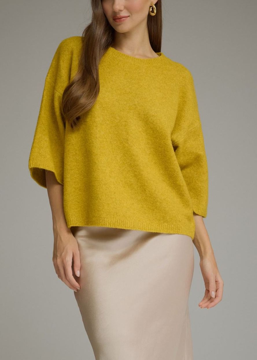 Ribbed Trim Sweater