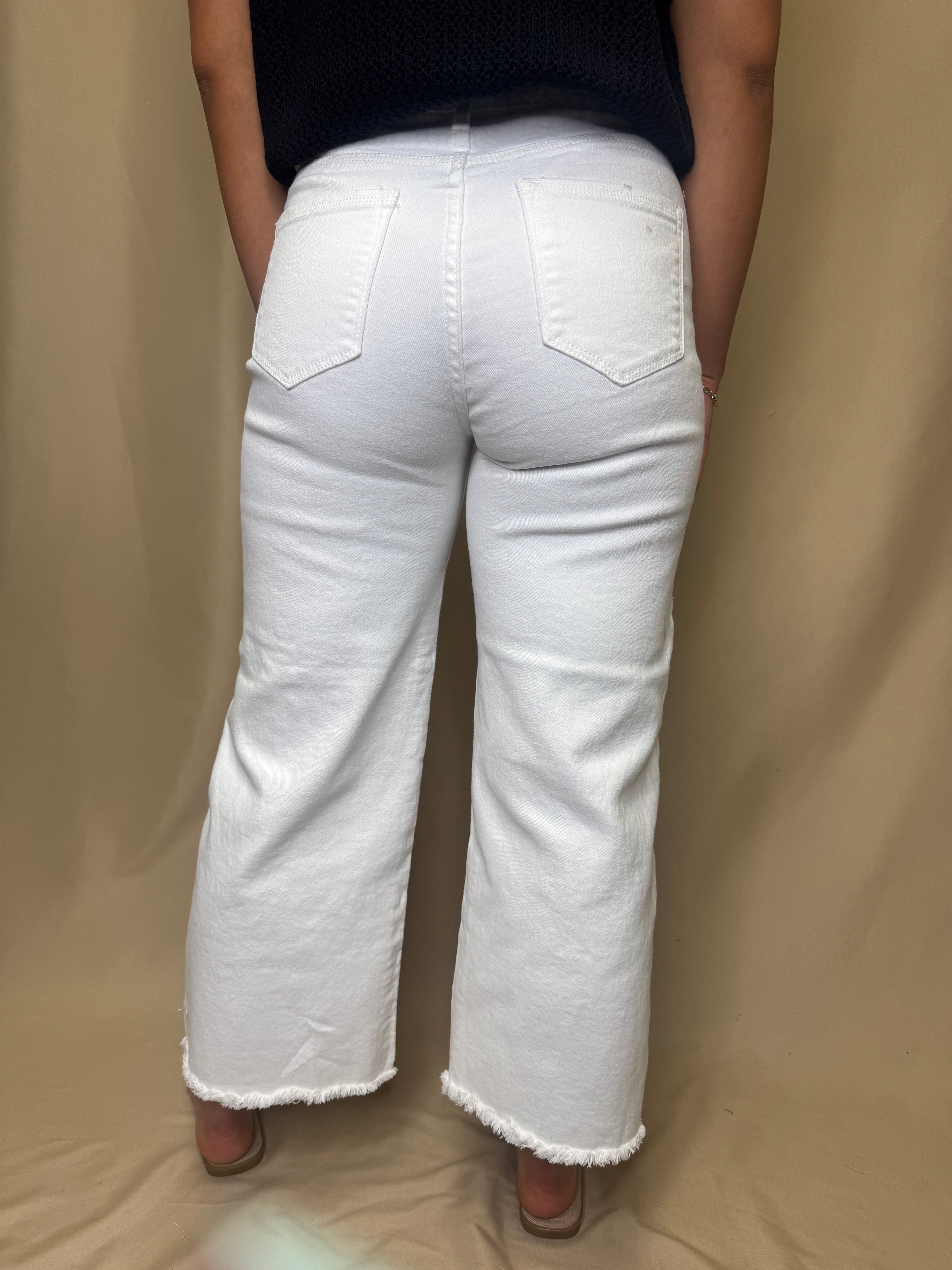 TC-HR Crop Wide Jeans