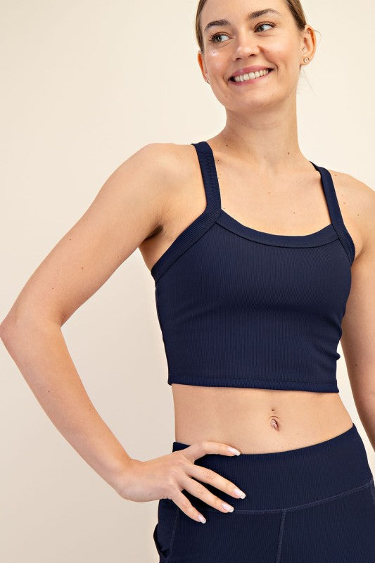 Nylon Rib Racerback Tank