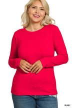 Long Sleeve Round Neck Tee