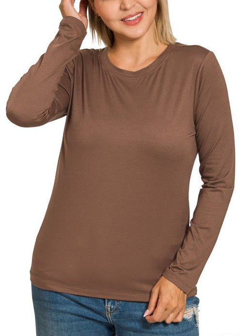 Long Sleeve Round Neck Tee