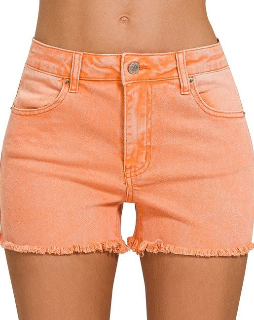 Acid Washed Shorts