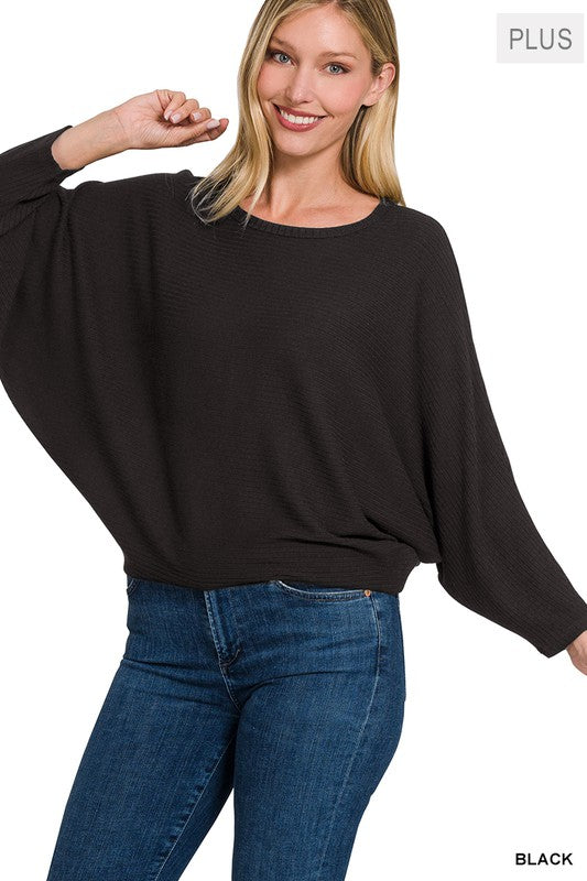 Batwing Boat Wing Sweater