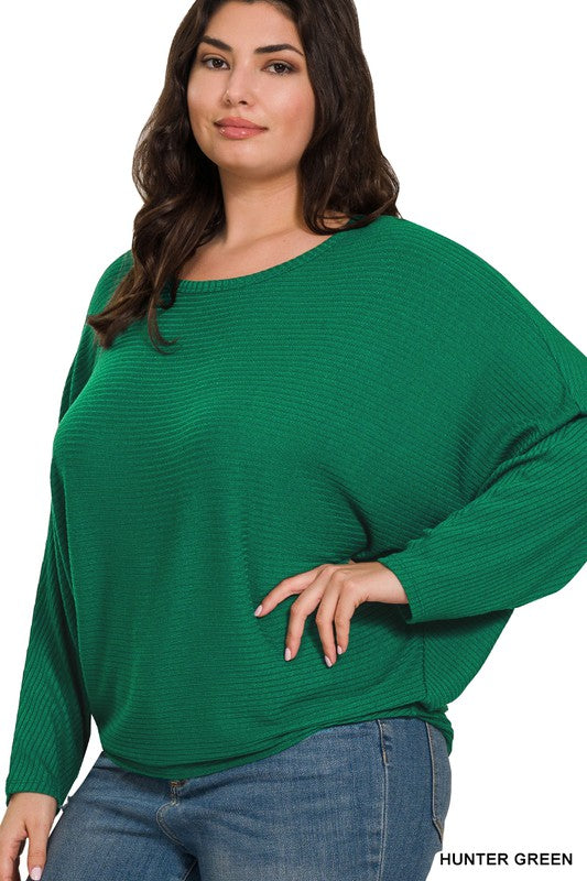 Batwing Boat Wing Sweater