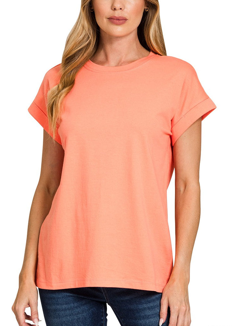 Folded Sleeve Tee