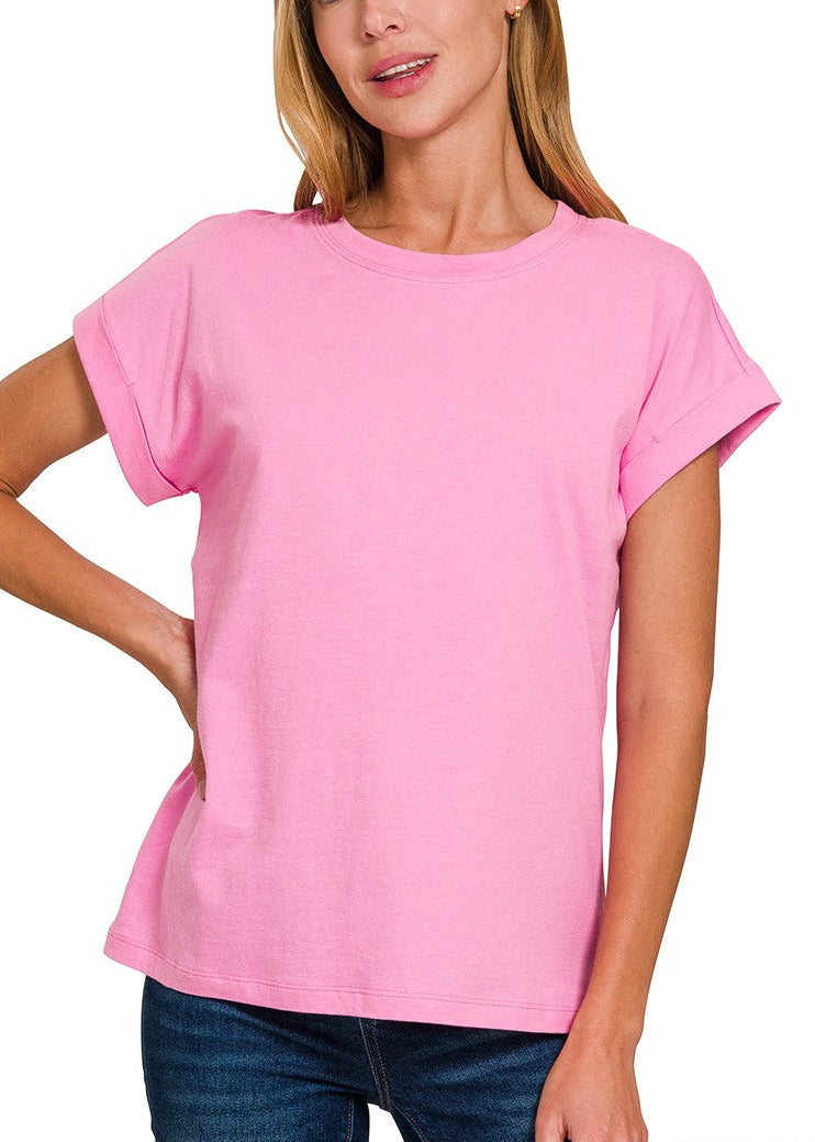 Folded Sleeve Tee