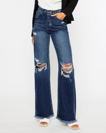 90s Wide Leg Flare Jeans