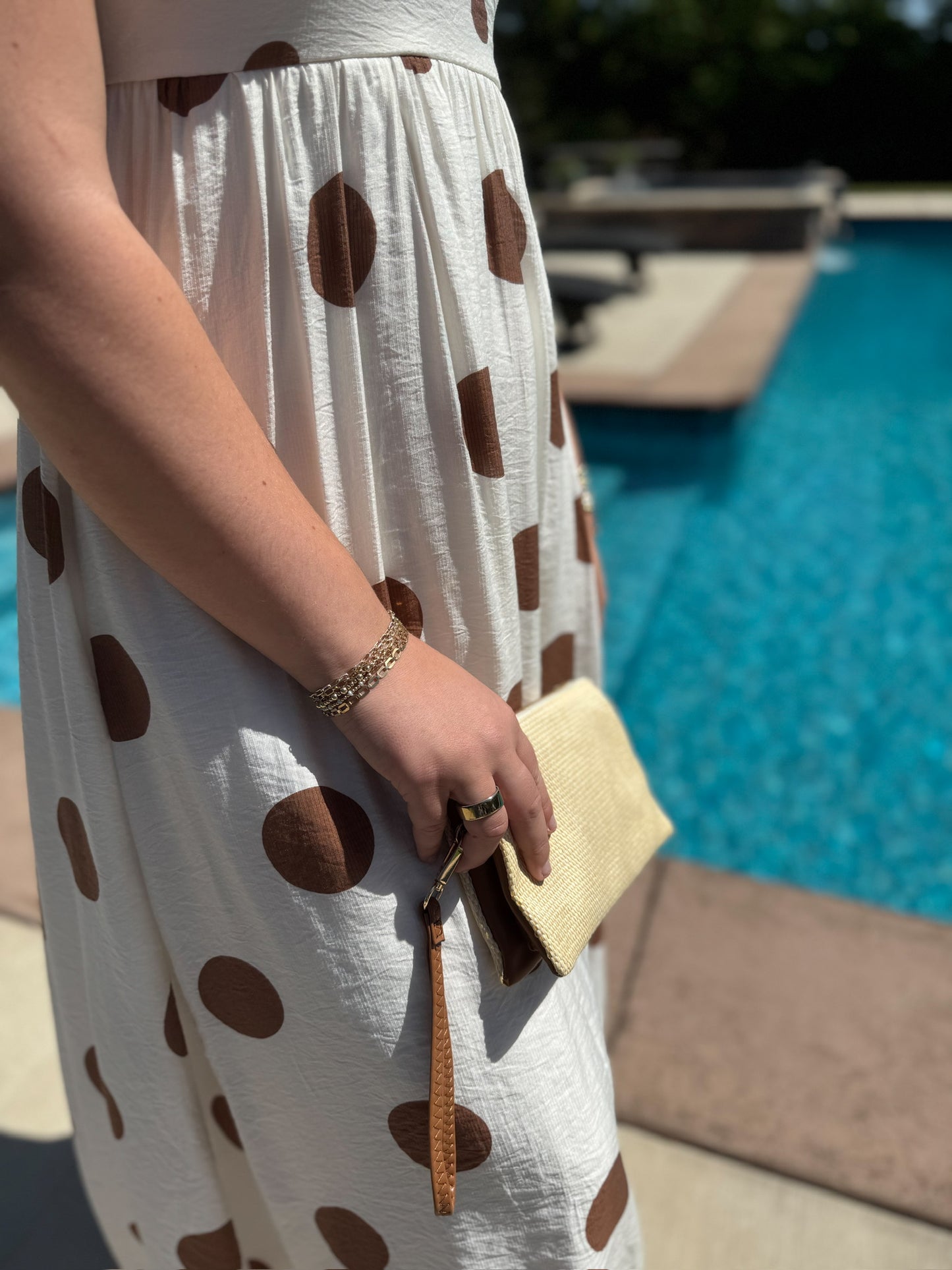 Timeless Charm Polka Dot Midi Dress