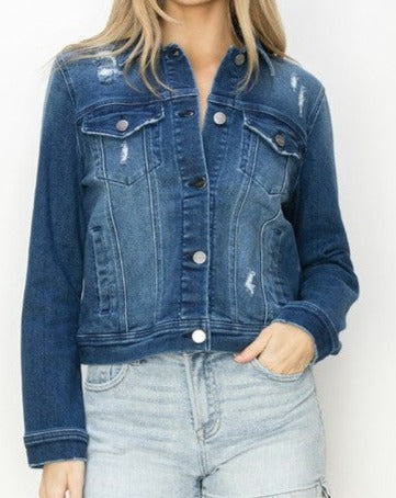 Vintage Washed Denim Jacket