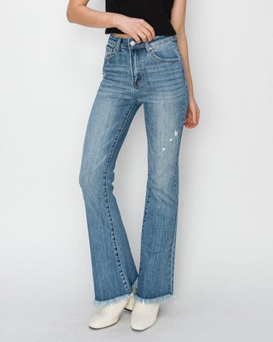 HR Vintage Fray Bootcut Jeans