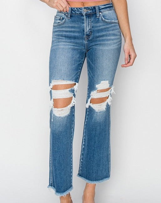 MR Knee Hole Destressed Jeans
