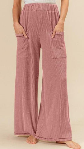 Ribbed Side Pocket Pants