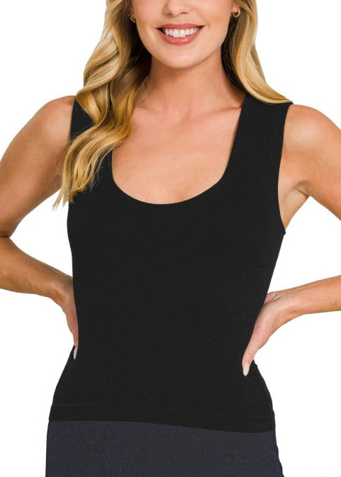 Seamless Cropped Tank Top