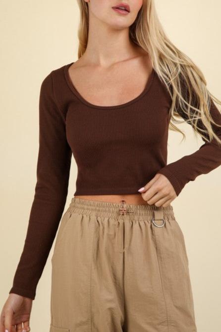 Tina Fitted Cropped Top